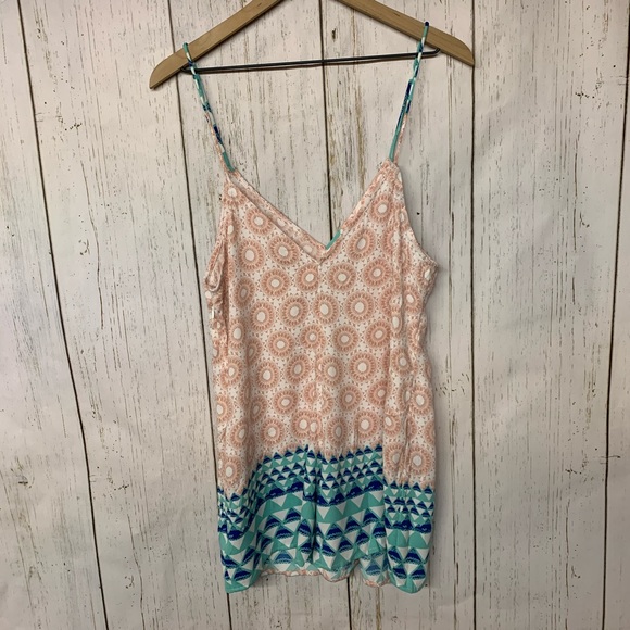 Free People Sophia mandala print shorts romper M - Picture 4 of 8